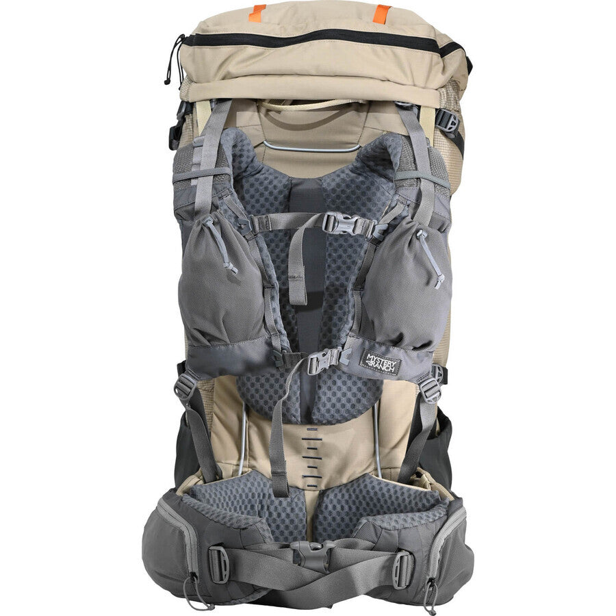 The BRIDGER 55 offers a feature-rich, weight-conscious, and durable pack that supports your overnight mission. FEATURES Breathable Endurance Yoke with pocketed shoulder pads Built with high abrasion-resistant fabric and water-resistant zippers Internal spring-steel wire frame Generous removable lid that converts to a hip sack www.moralepatches.com.au
