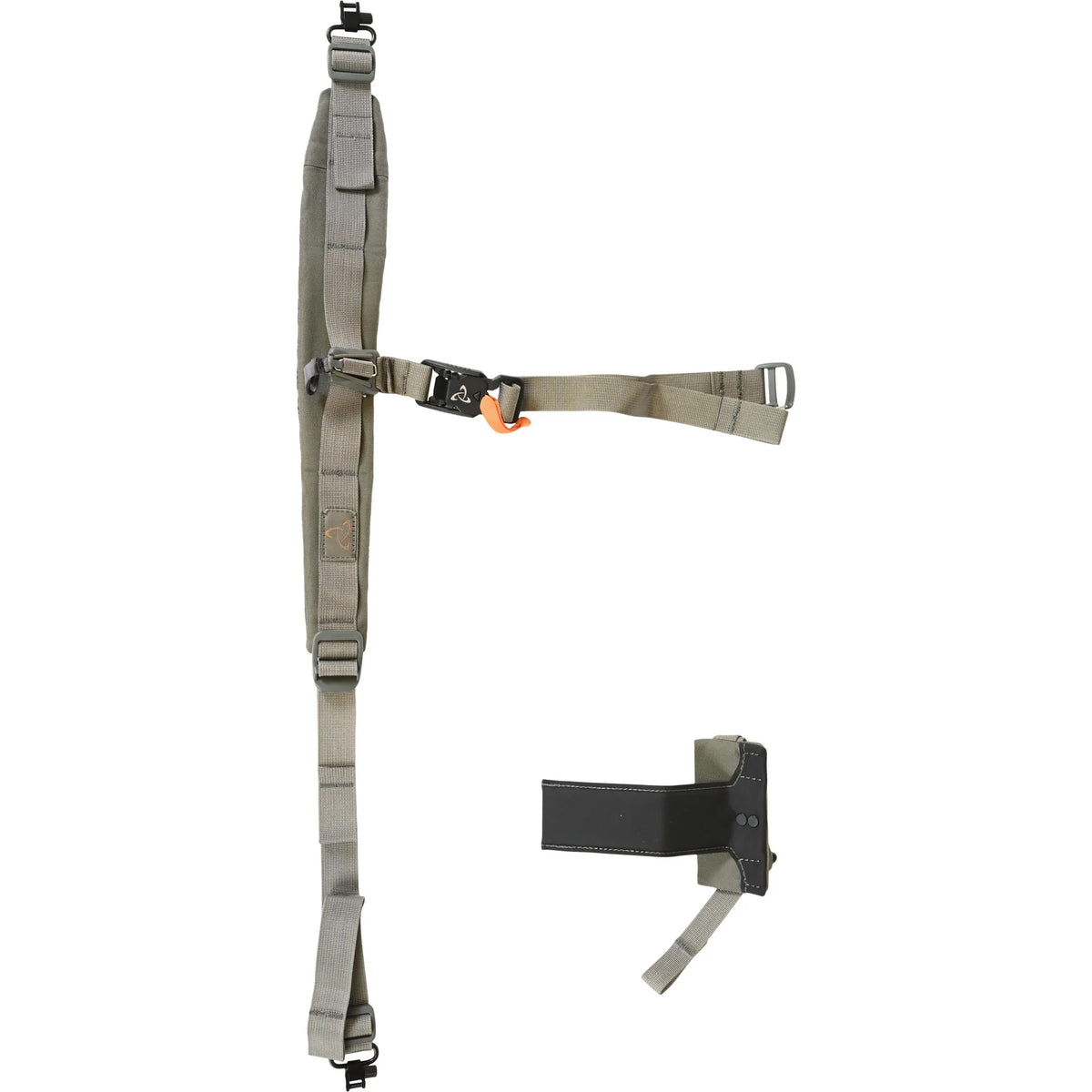 User functionality, security, and safety are core elements the sling was built upon. An ambidextrous sternum chest strap allows for right-handed or southpaw shooters alike. Rifle sling attaches and grips to your shoulder with a silicon backing and the stock securely rests in the improved waistband rifle stock dock. www.moralepatches.com.au