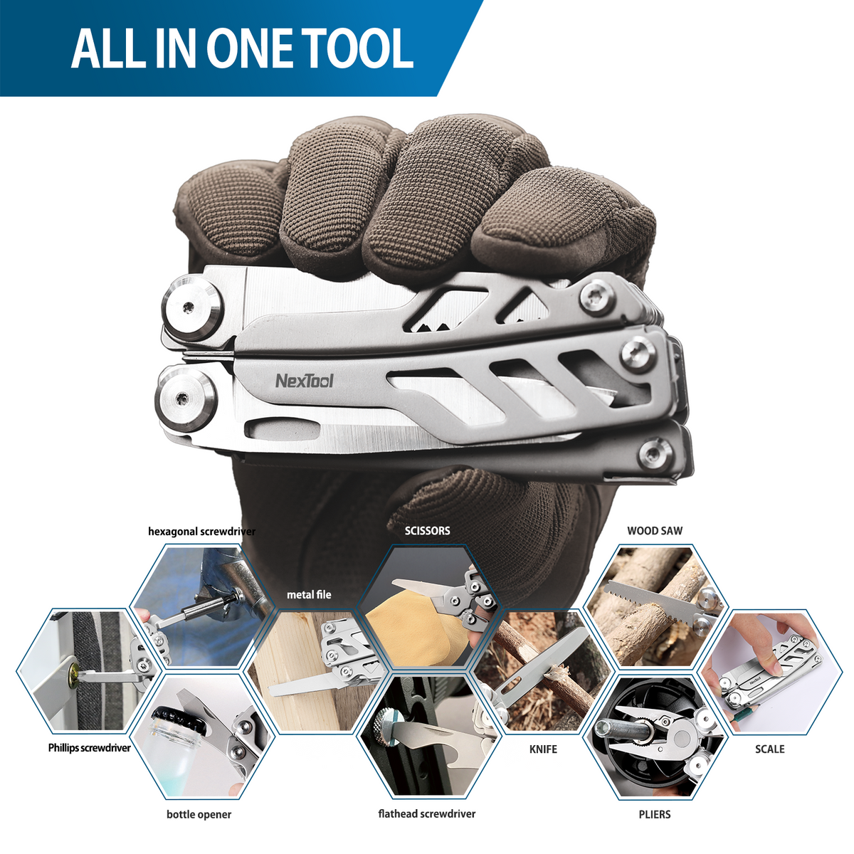 The NexTool Flagship Pro is a refined and heavy-duty multi-tool engineered for professional and everyday use. Designed for strength, precision and reliability, it combines essential cutting, gripping and fastening tools into a durable folding platform suitable for fieldwork, outdoor use and workshop tasks. www.moralepatches.com.au