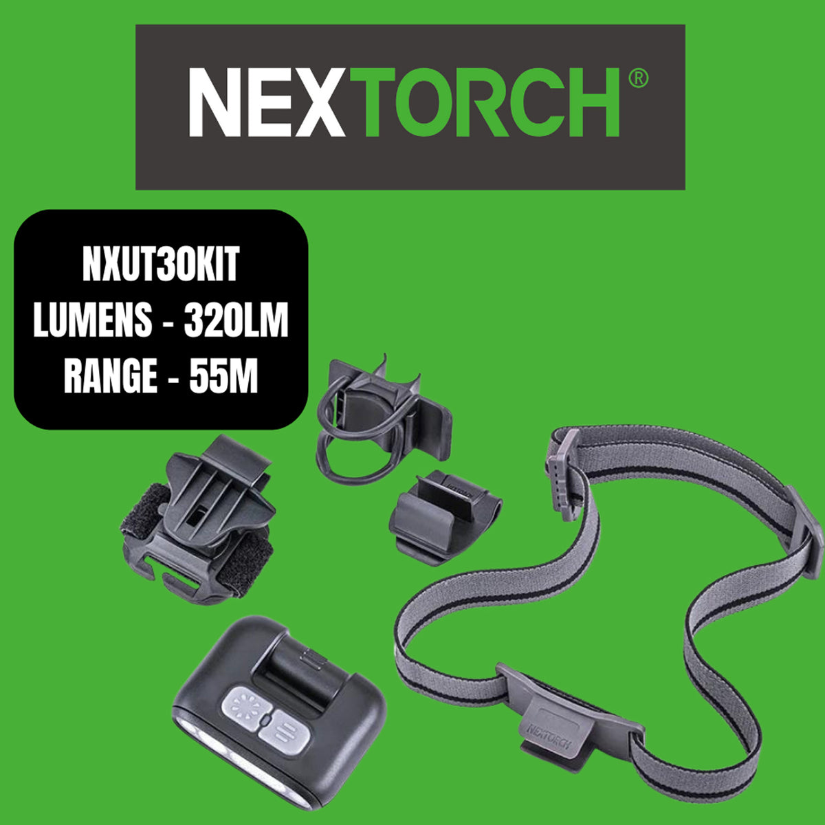 Thanks to the high-quality accessories included, the NEXTORCH UT30 Set is guaranteed to be ready for whatever comes its way. www.moralepatches.com.au
