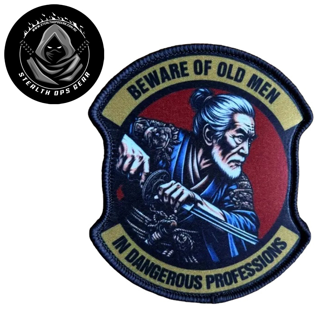 Unleash your creativity with the Dangerous Professions Embroidery Morale Patch Hook &amp; Loop Stealth Ops Gear! Measuring 9x7.5cm and featuring a beautifully embroidered design and secure hook &amp; loop backing, this patch is a must-have for any collector. www.moralepatches.com.au