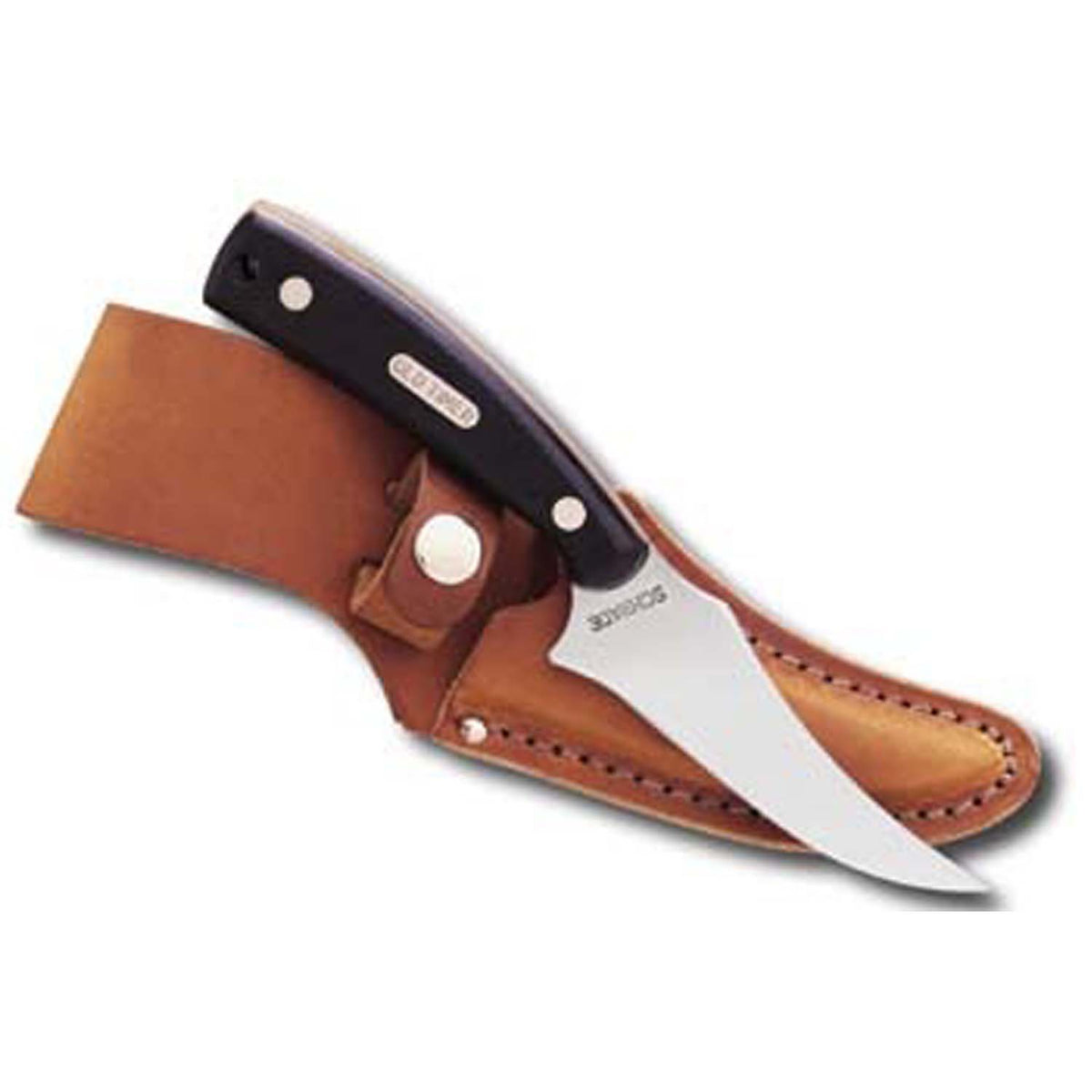 The Old Timer Sharpfinger 152OT is a timeless hunting knife with roots stretching back to the 1970s. Its 3.3″ high‑carbon satin-finish clip-point blade delivers precise slicing and field-dressing performance, while the sawcut brown Delrin-style handle offers a confident, ergonomic hold—even in wet conditions. www.moralepatches.com.au