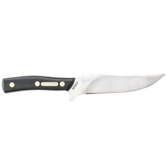 This Old Timer Deerslayer Knife is a great tool to take along on hunting trips. It features a stainless steel satin finish clip point blade. The full tang blade is clad with polymer composite scales, and nickel silver rivet construction. The Deerslayer comes with a leather sheath. www.moralepatches.com.au
