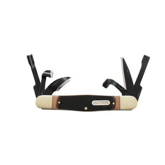  It has every blade you’re likely to need for the job including: a detail blade, straight gouge blade, hook blade, v-scorp blade, gouge scorp blade and a chisel blade. The black coating helps prevent rust on your high carbon stainless steel blade while keeping in sturdy for intense use and durablity. www.moralepatches.com.au