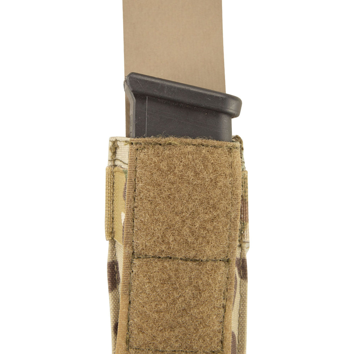 The PLATATAC HW Single Pistol Mag pouch is a durable yet ultra lightweight option to carry a one single or double-stack pistol magazine. At one PALS column wide, it easily attaches via MOLLE to a range of belts and vests. www.moralepatches.com.au