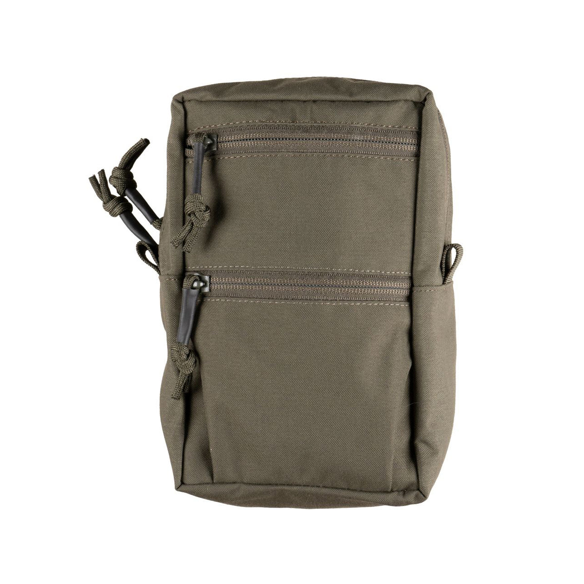 This pouch is perfect for quick access and can be mounted to a patrol order, assault pack, or large pack.  It is suitable for holding a Platatac 1 Litre flask, an Issue canteen with cup, extra rations, a shaving kit, spare batteries, a marker panel, a head torch, a small med kit, or a toggle rope, among other things. www.moralepatches.com.au