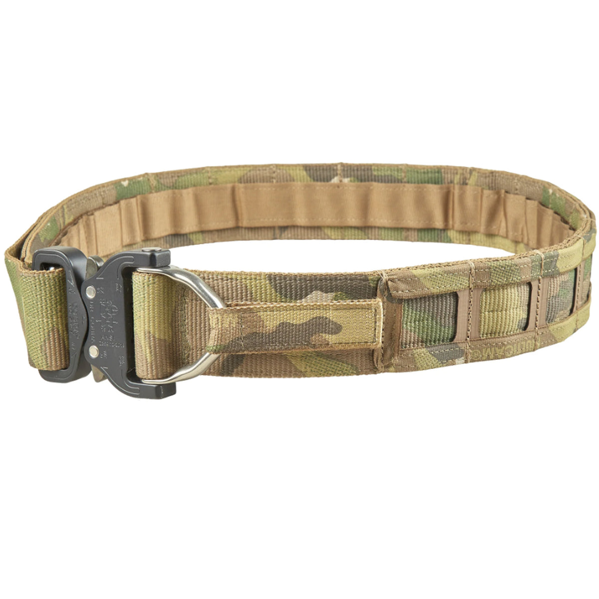 The MDAM SICC Belt is the latest iteration of our rigger-style operator/shooter belt. It has been upgraded with precision 'PALS' slots, laser cut from Tegris, a semi-rigid woven thermoplastic and a customised D-ring for hanging out of helicopters or to just hang your gloves. This creates a lightweight, flexible, yet stable platform for attaching various pouches, holsters, and accessories. www.moralepatches.com.au
