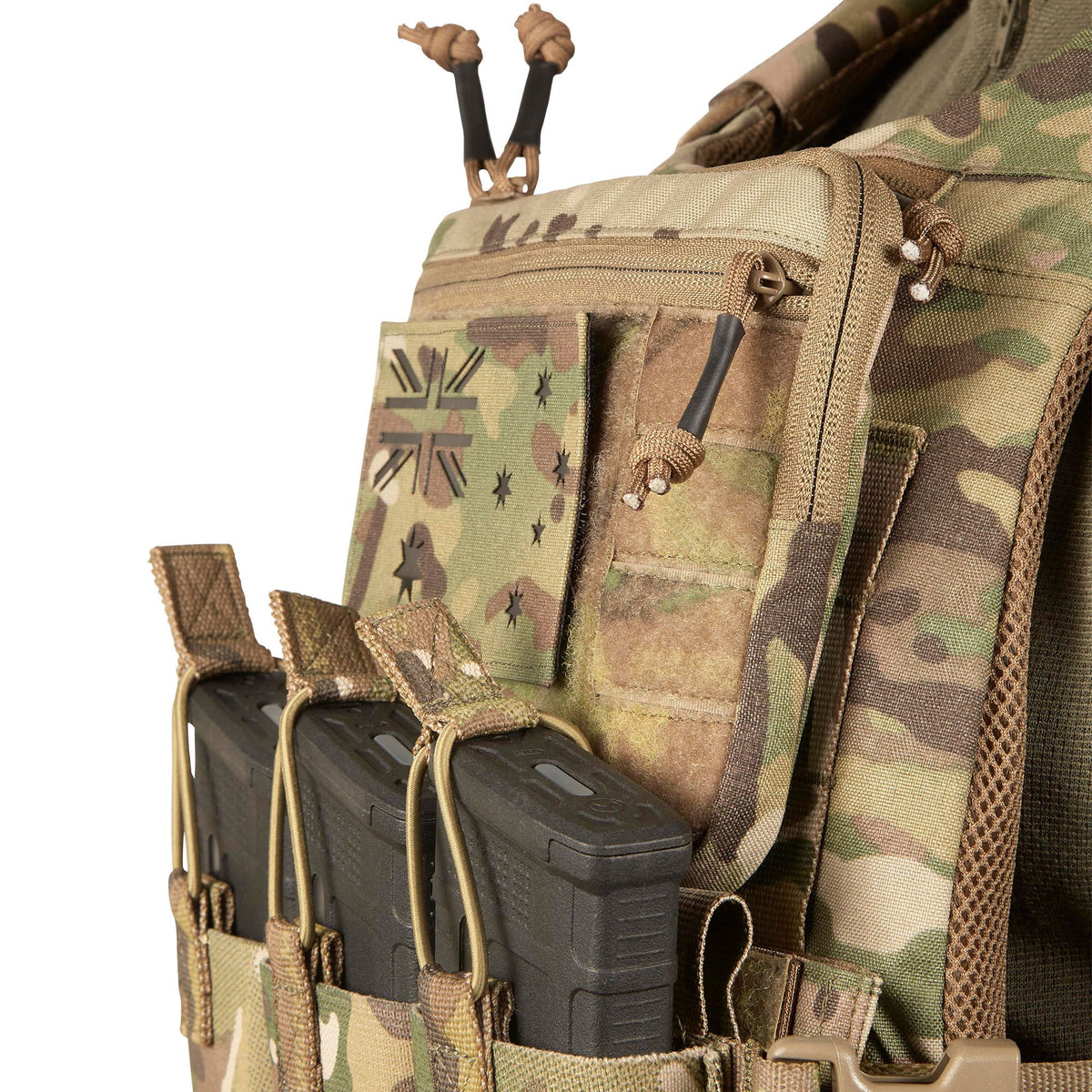 The PLATATAC S&M Zippered Admin Pouch is a large, low-profile admin pouch designed for plate carrier and chest rig use so that you can store and organise all your field administration needs in one location. www.moralepatches.com.au