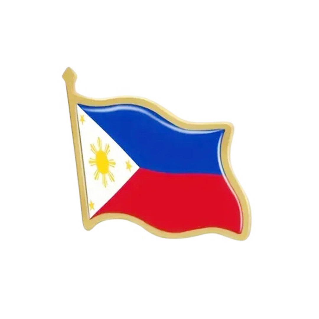 This gold-plated, enamel-filled lapel pin allows you to proudly display the Philippines flag while honouring all those who have served or are currently serving in all theatres of war and peacekeeping efforts. Featuring the Philippines Flag, it symbolises both national pride and remembrance. www.moralepatches.com.au