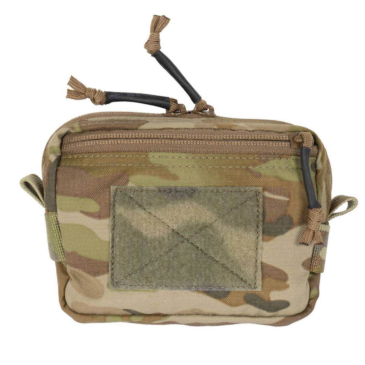 The Platatac 27 admin pouch is a small horizontally mounted zippered general purpose pouch. It features internal organisation and a small flat zippered front pocket. The 27 Admin pouch is perfect as a small quick access pouch mounted to assault packs, plate carriers, chest rigs, belts, etc. www.moralepatches.com.au