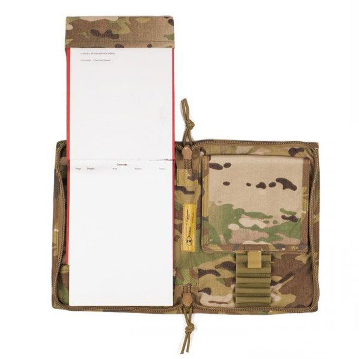 The PLATATAC A5 OP Notebook Cover is designed to hold an issued A5 Field Survey or other similar notebooks for OP kits. The OP Notebook also has additional space for sketching, note-taking and data recording. www.moralepatches.com.au