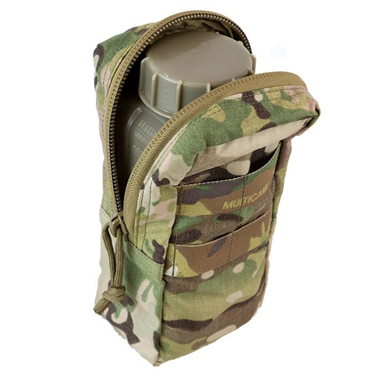 The Accessories Small Flask is designed to fit a 1LT flask, 1L Nalgene bottle with cup, or just the right amount of mission essential items, without being cumbersome and interfering with the users' freedom of movement. www.moralepatches.com.au