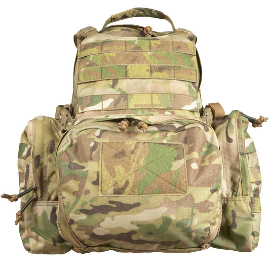 The Platatac Bullock Echo V4 is the newest addition to our small assault/combat sustainment pack range. Being slightly larger than its predecessor, it offers more room to carry your mission-specific gear. It can be worn with the padded shoulder straps (included) or it can be attached to an armour carrier via the MOLLE on the back. www.moralepatches.com.au