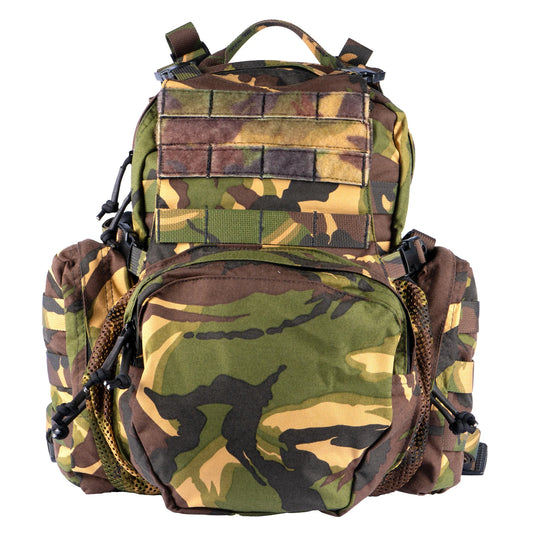 Based on our famous Echo hydration pack, the Bullock Echo MK3 is the newest addition to our small assault/combat sustainment pack range. The Bullock Echo MK3 bridges the gap between a hydration carrier and small day packs and with an integral helmet/cargo cradle, it’s a highly versatile piece of kit. www.moralepatches.com.au
