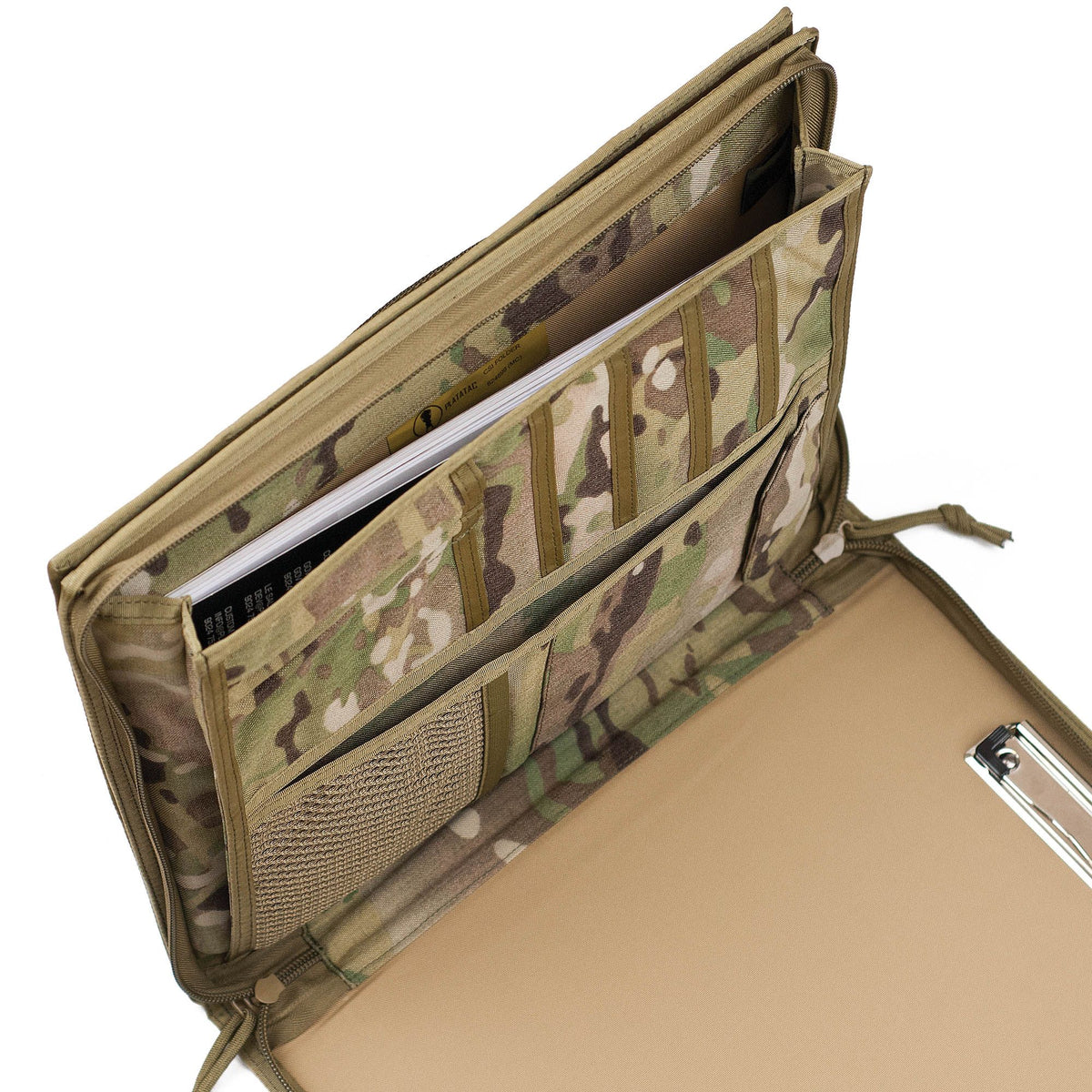The PLATATAC CSI Folder is designed all your personal admin whilst on the go. Sized at an oversized a4, it's perfect for carrying a4 sized notebooks & documents, a tablet, mobile phone, pens and other essential admin items. www.moralepatches.com.au