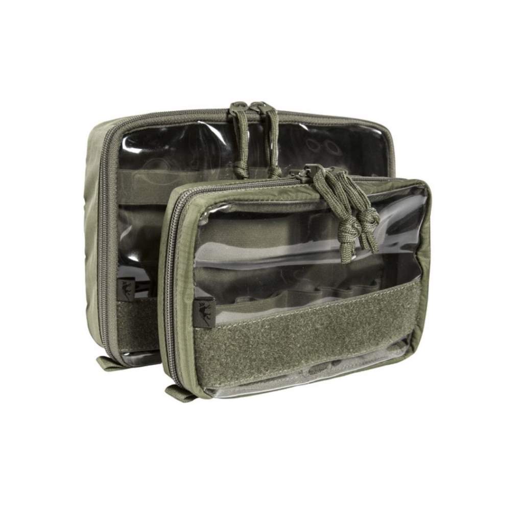 MOLLE System First Aid Kit with quick-access system. The panel with loops for individual loading can be lifted out. www.moralepatches.com.au