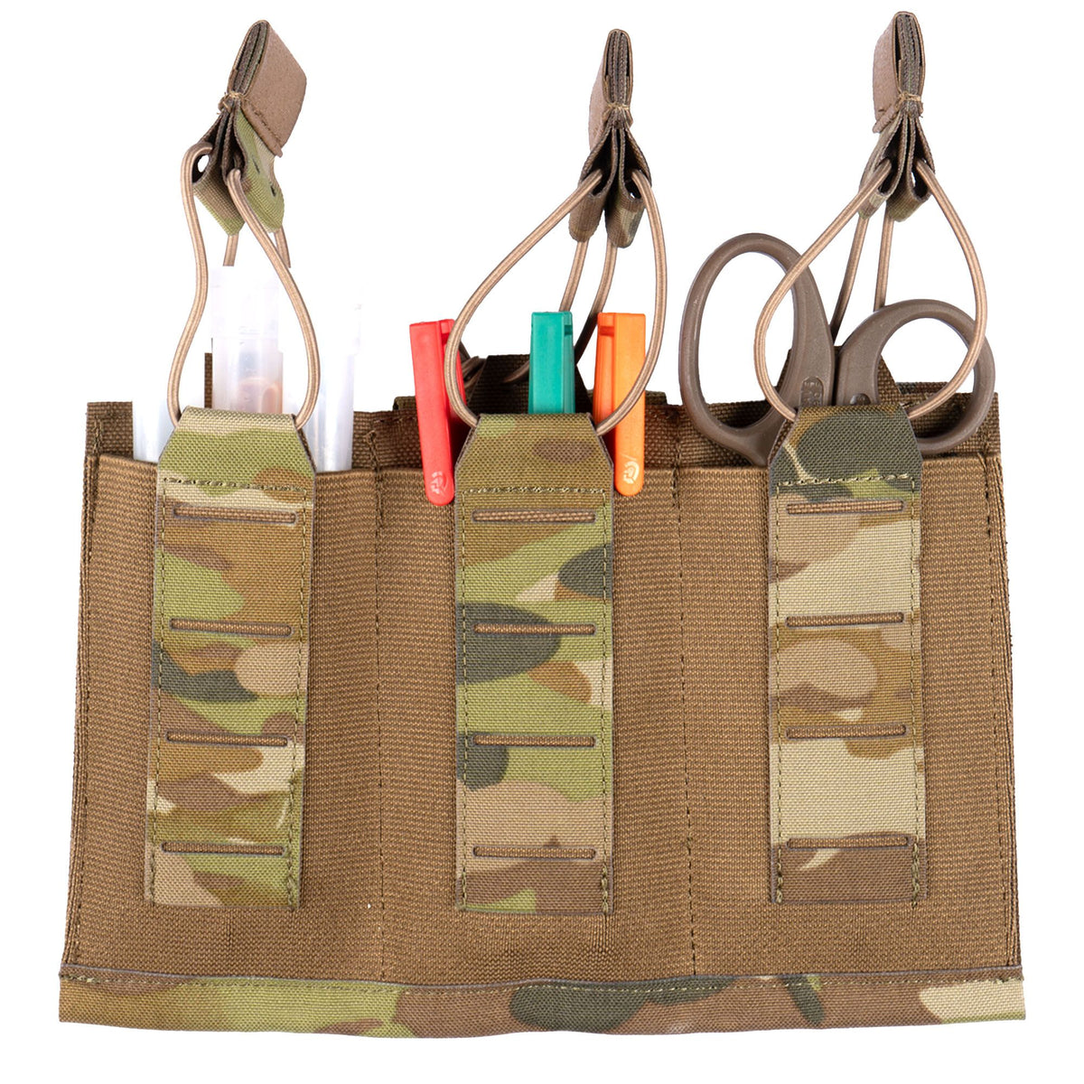 This is an admin pouch for essentials that you need immediate access to. This pouch is to be added to the issue TBAS triple shingle mag carrying pouch. Easy, fast access to (we suggest) lighter weight objects is the best use of this pouch. www.moralepatches.com.au