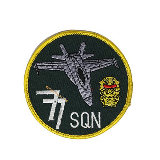 No. 77 Squadron is a Royal Australian Air Force (RAAF) squadron headquartered at RAAF Base Williamtown, New South Wales. It is controlled by No. 81 Wing and equipped with McDonnell Douglas F/A-18 Hornet multi-role fighters. www.moralepatches.com.au