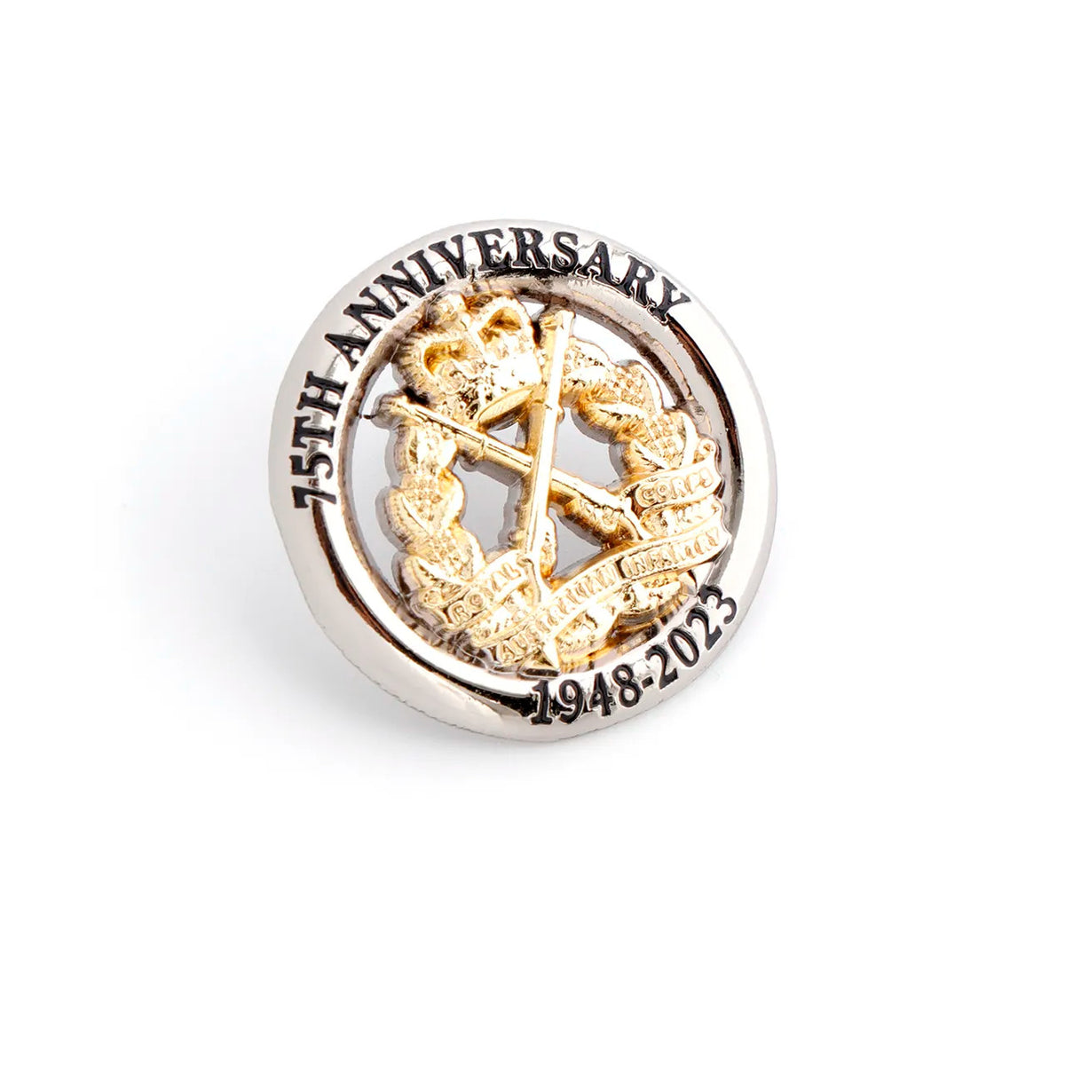 The 75th Anniversary Royal Australian Infantry Limited Edition Lapel Pin is a symbol of honour and gratitude, paying tribute to the bravery, resilience, and unwavering commitment of the remarkable men and women of the Royal Australian Infantry Corps. www.moralepatches.com.au