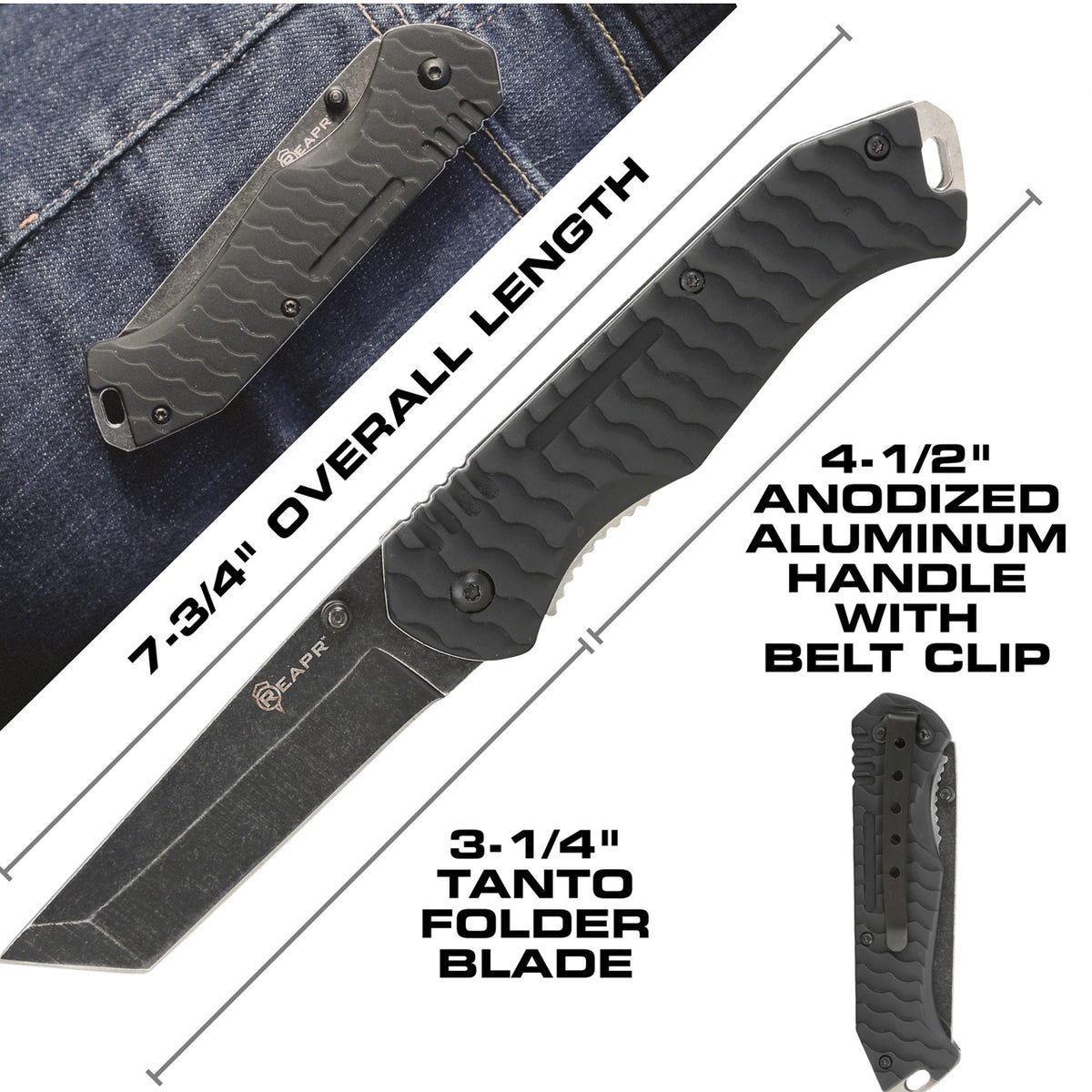 The stonewashed 420 stainless steel blades hide scratches and guards against the elements and the rugged non-slip molded handles provide enough leverage for any task that may arise. This tanto blade set comes with a ballistic nylon belt sheath with lanyard hole for the fixed blade survival knife. www.moralepatches.com.au