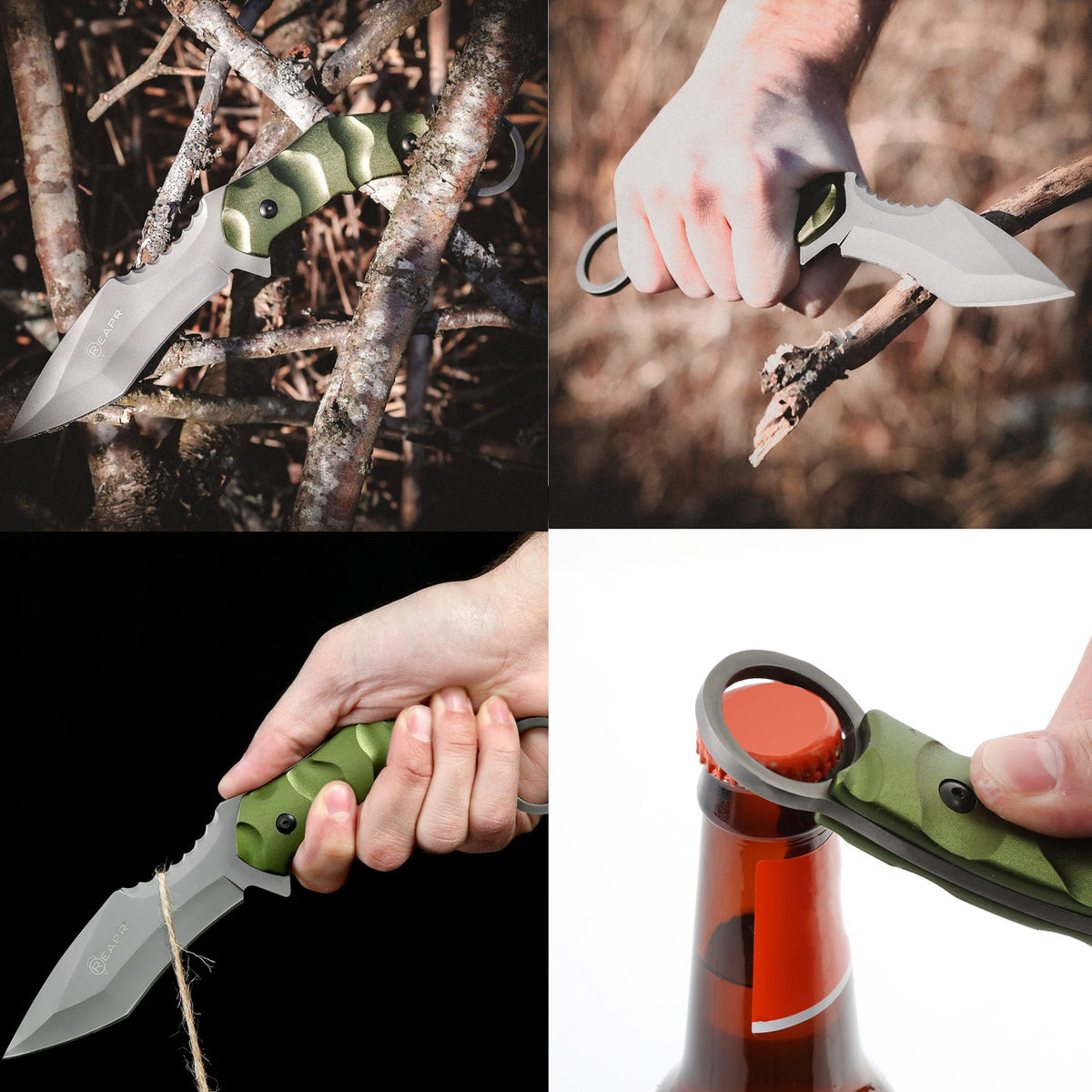 This impressive and stylish knife makes a truly effective survival and tactical tool. The REAPR 11010 SLAMR 4-3/4″ Fixed Blade Knife features a 4-3/4” 420 stainless steel blade with satin finish and a textured lightweight aluminum handle that provides a more secure grip and extra leverage. www.moralepatches.com.au