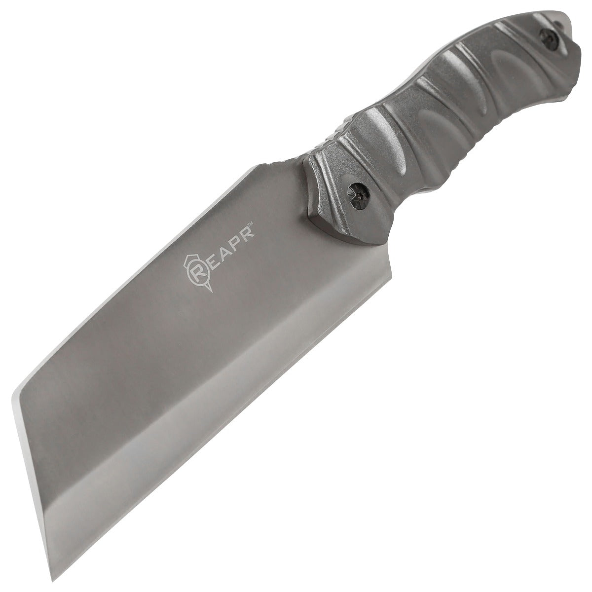 The Reapr JAMR Knife is the ultimate in versatile, tactical fixed-blade knives. The JAMR features an industry first modified cleaver blade, combining the functions of a cleaver, drop point knife and reverse tanto blade to meet a variety of demands, whether as a hunting knife, camping knife, and for guiding, tactical and survival use. www.moralepatches.com.au