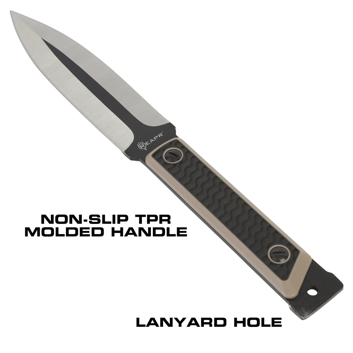 Build your own survival spear with this dual purpose Versa Spear Dagger from Reapr. Simply remove the dagger handle with the included take-down wrench and use the included paracord to affix the spearhead to a shaft of your choice. www.moralepatches.com.au
