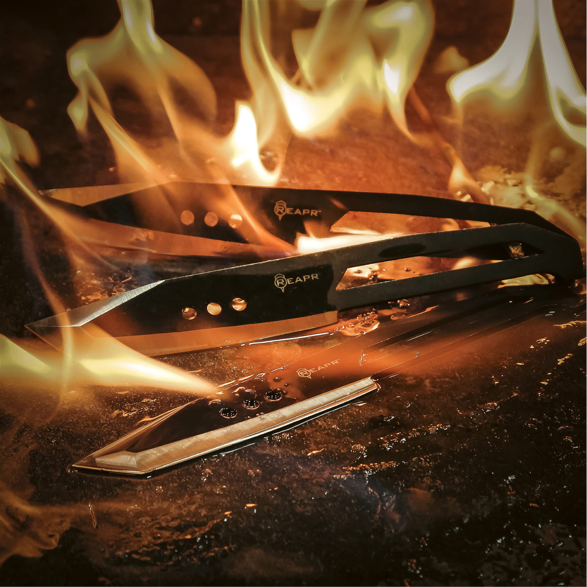 Hit the bullseye every time with these perfectly-balanced throwers. The Reapr 3 Piece Chuk Knives set is ideal for camping, parties, barbecues, and other outdoor activities. www.moralepatches.com.au