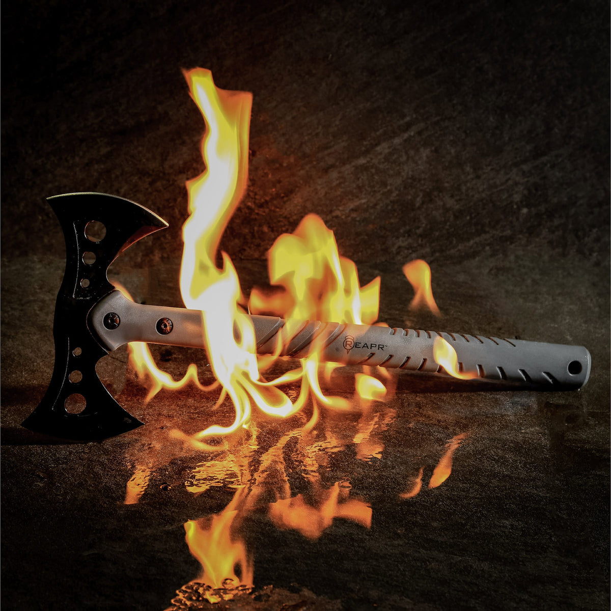 When you need a tactical survivalist axe that holds up to the rigors of any camping or hunting trips, the REAPR 11779 Sidewinder takes care of all your survivalist and hunting needs. www.moralepatches.com.au