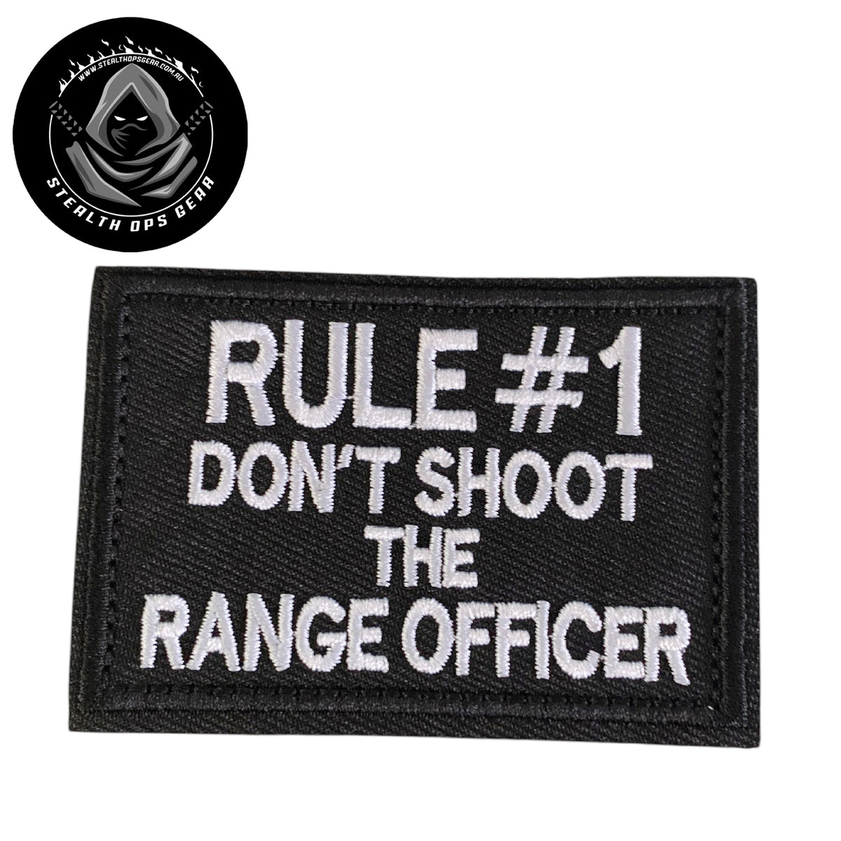 Unleash your creativity with the The Range Officer Patch Hook &amp; Loop! Measuring 8x5.5cm and featuring a beautifully embroidered design and secure hook & loop backing, this patch is a must-have for any collector. www.moralepatches.com.au
