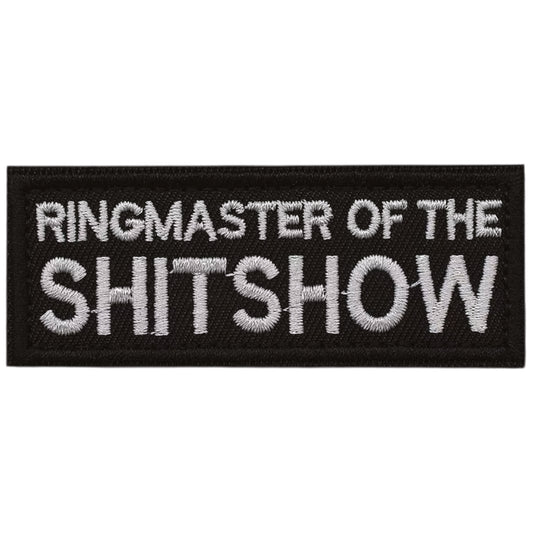 Ringmaster Of The Show Morale Patch Velcro Backed, measuring 8x3cm, is a striking and durable addition to personalize your gear with style and toughness. Crafted with high-quality embroidery, this patch features a versatile pattern that blends seamlessly with various tactical and outdoor equipment www.moralepatches.com.au