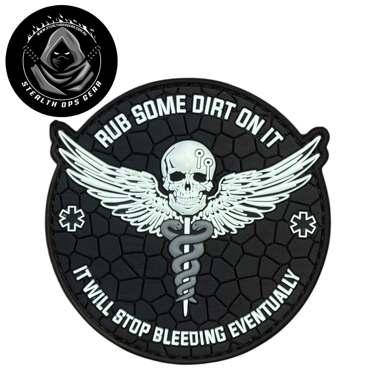 Rub some dirt on it—literally. This bold PVC morale patch delivers attitude and authenticity to your tactical gear, backpack, or everyday carry. At 8cm, it's sized perfectly for visibility without overwhelming your setup. www.moralepatches.com.au