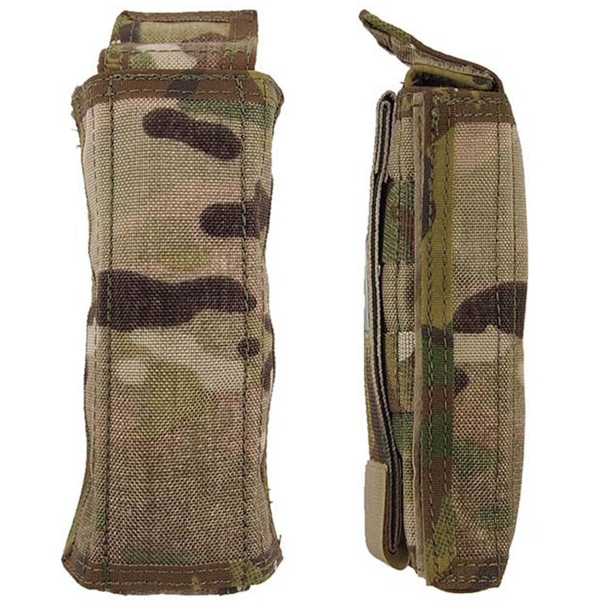 The tightest and most compact dump pouch around. Only one column wide, opens out in one quick simple motion. The tapered bag design minimises spillage of spent magazines and documents by acting as a choke point. This pouch, being so small will attach almost anywhere with ease. Requires one MOLLE column for attachment. www.moralepatches.com.au