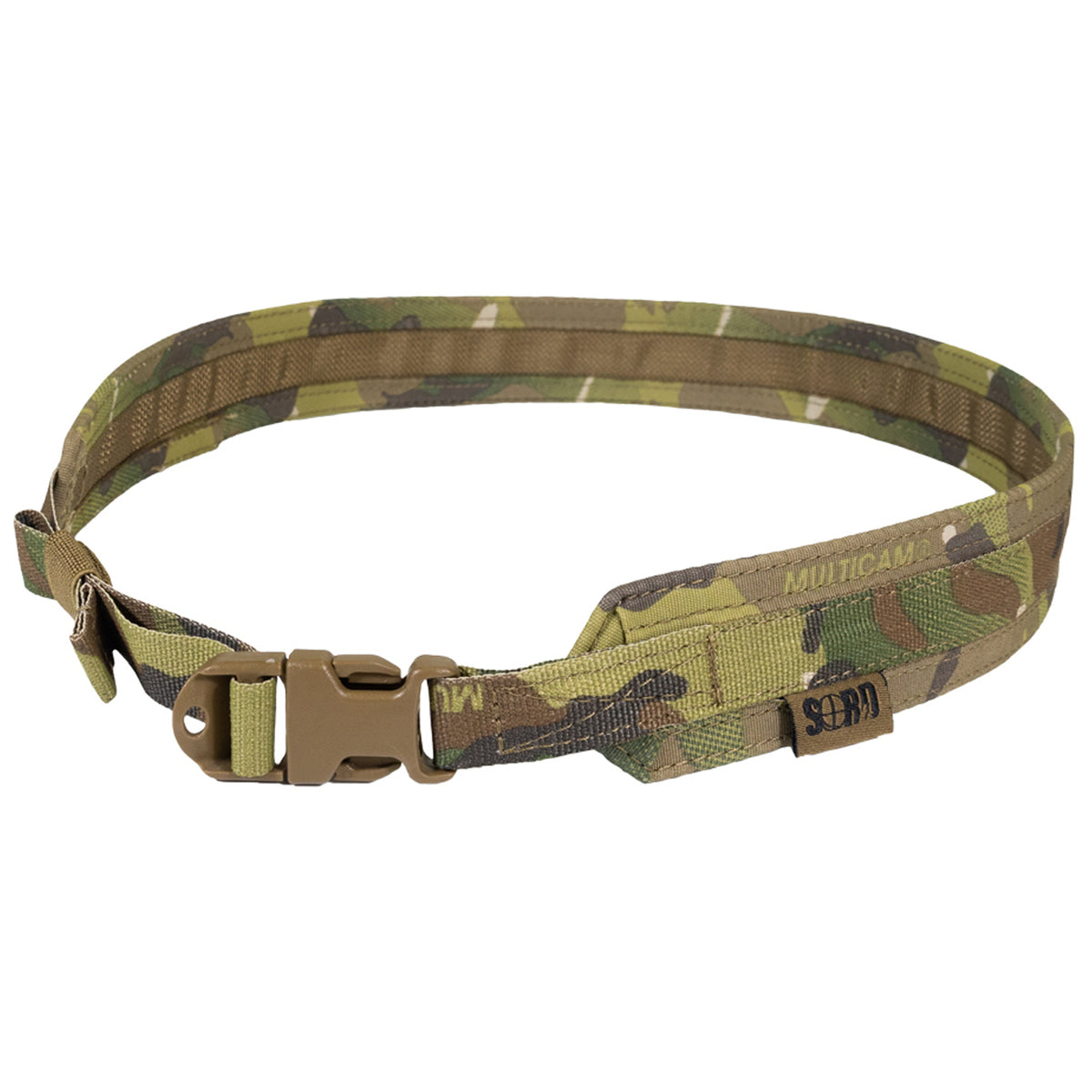 A lightweight, ultra slim and rugged belt that features 38mm webbing with internal stiffener, high quality Nylon binding and YKK buckle. Made with genuine licensed Multicam out of the USA. Perfect for an everyday belt. www.moralepatches.com.au