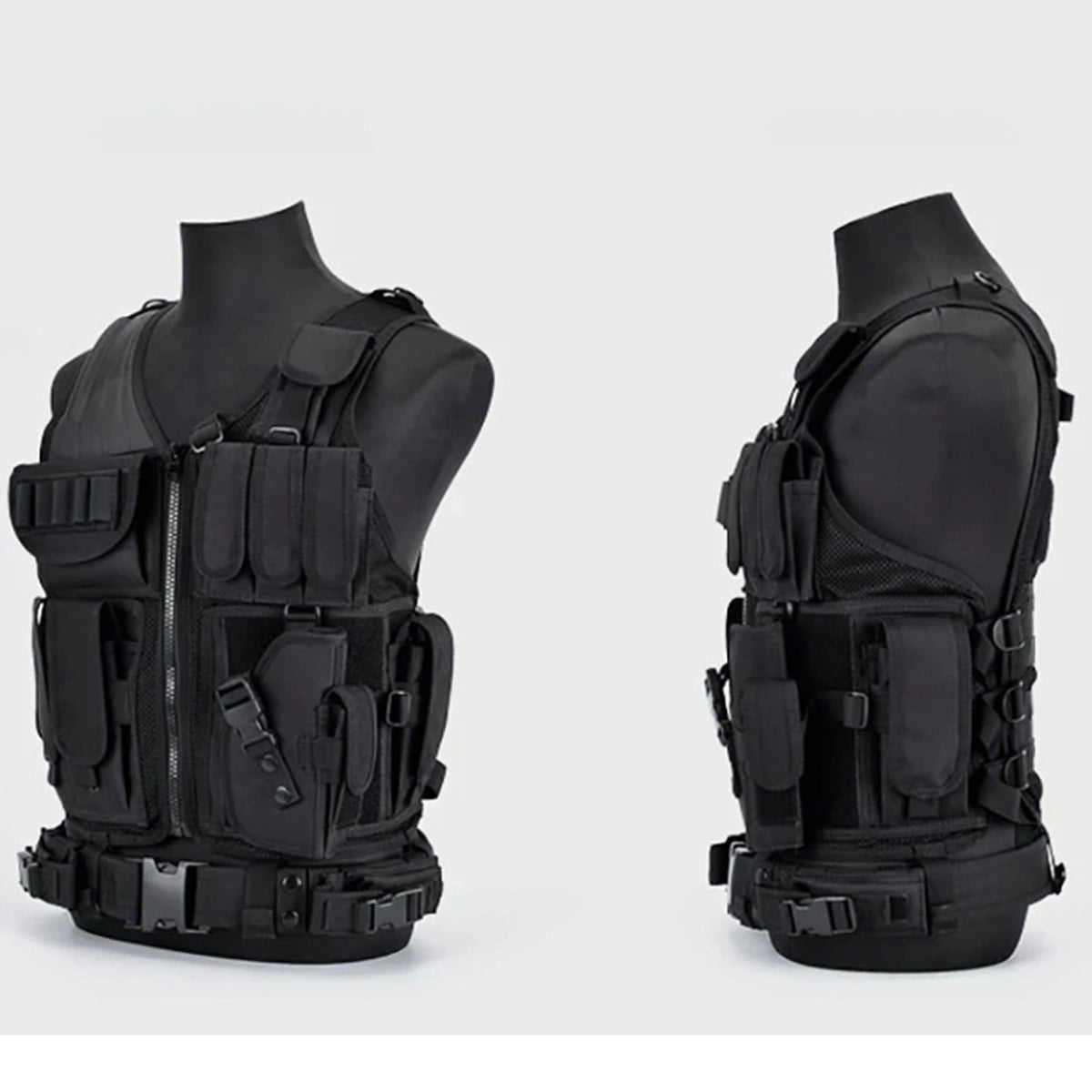 Crafted with high-density 600D polyester, strong zippers, and breathable mesh, this adjustable outdoor tactical vest is designed to be both comfortable and durable. www.moralepatches.com.au