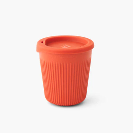 Made from EU food-grade glass-reinforced polypropylene, the Passage Cup holds 355ml of your favourite drink. The Cool Grip sidewalls allow you to grip the cup firmly, even if the contents are hot (and the silicone sipping lid keeps those contents from spilling when you're on the move). Compact and stackable, the Passage Cup fits into Passage Bowls and Frontier Pots. www.moralepatches.com.au