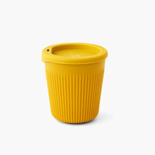 Made from EU food-grade glass-reinforced polypropylene, the Passage Cup holds 355ml of your favourite drink. The Cool Grip sidewalls allow you to grip the cup firmly, even if the contents are hot (and the silicone sipping lid keeps those contents from spilling when you're on the move). Compact and stackable, the Passage Cup fits into Passage Bowls and Frontier Pots. www.moralepatches.com.au