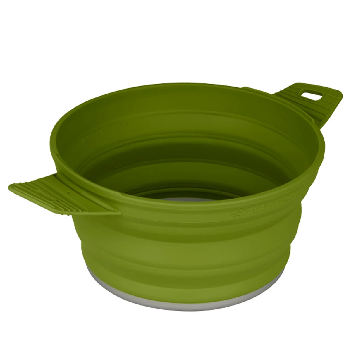 Ideal for 2-3 campers, the X-Pot 2.8L has silicone walls that are constructed from five folding segments for increased expanded height while still packing down to only 40mm. The lid features a built-in strainer and can be locked to the pot with the folding handles for transport. www.moralepatches.com.au
