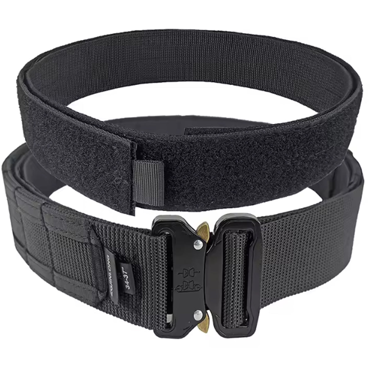Stealth Ops Gear Heavy Duty Security Belt Black is designed for the modern tactical enthusiast with a full MOLLE system that wraps around the entire belt, providing ample space for secure storage of tactical gear and accessories. www.moralepatches.com.au