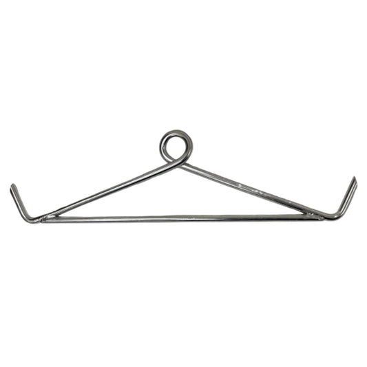 A&nbsp;frame of wood or metal shaped like a horse’s hind leg, used by butchers for suspending carcasses of meat www.moralepatches.com.au