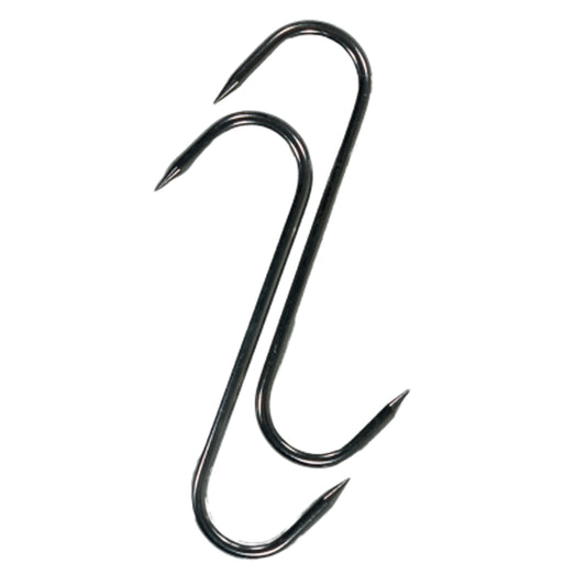 Our Sicut Butchers Meat hooks are made from 304 Stainless steel rod, sharpened to a point on each end to easily pierce your piece of meat to be processed, our heavy duty construction makes this stainless hook the perfect companion for use around the farm or on your next hunting trip. www.moralepatches.com.au