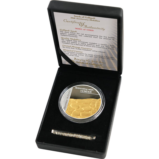 Each set comes with a vial of authentic Gallipoli sand and a numbered certificate of authenticity. Don't miss out on this limited edition release, with only 10,000 sets available. www.moralepatches.com.au
