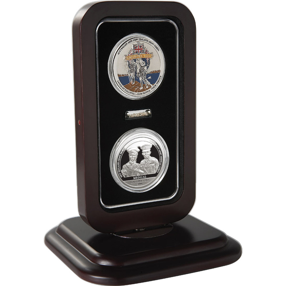 The Sands of Gallipoli 2006 release Medical Limited Edition Medallion is a truly spectacular collectible from the tactical specialists. This limited-edition medallion pays tribute to the brave soldiers who were wounded at ANZAC and received medical care throughout their journey. www.moralepatches.com.au