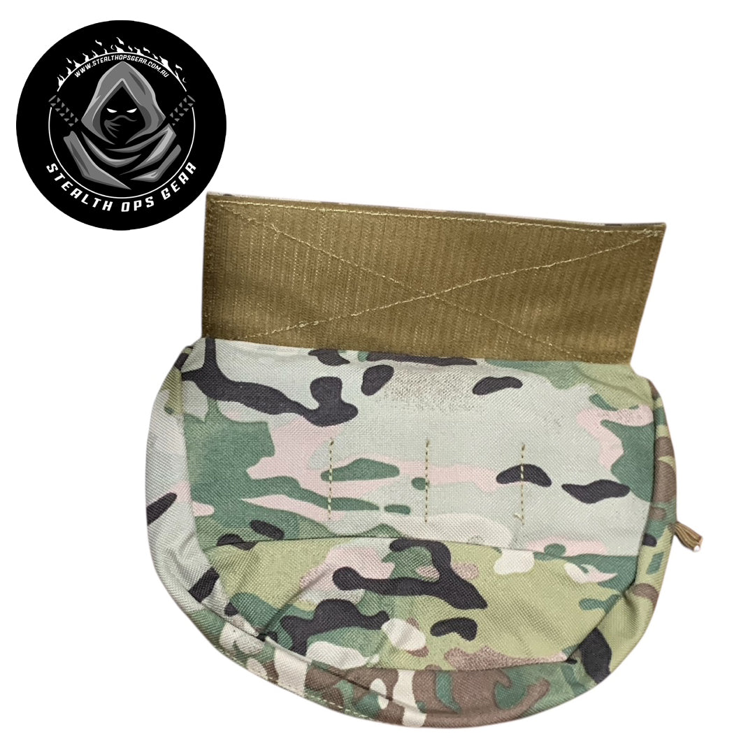 The All Sorts Of Crap pouch multicam is a great addition to your kit so you can throw in all those little items you need for certain situations with your plate carrier or chest rig.  Featuring a 100x100mm loop display on the front for throwing on patches to suit your situation. www.moralepatches.com.au
