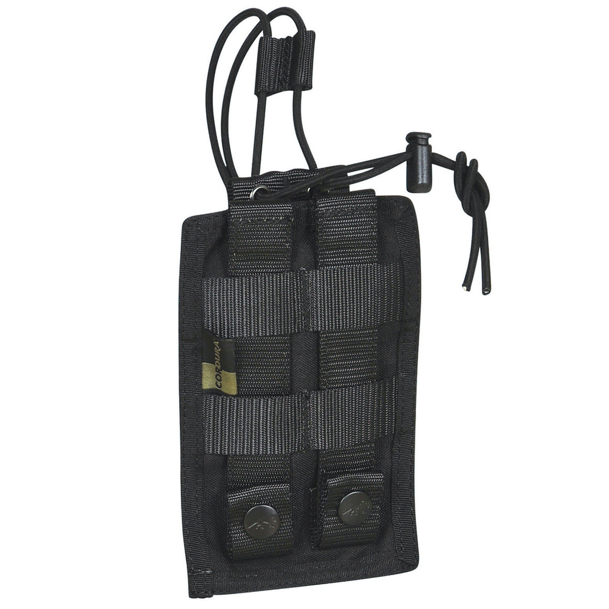 Equipping yourself with the Tasmanian Tiger Tactical Radio Pouch 3 is the perfect way to carry your radio in style! This small, universal pouch provides reliable protection for your communication device! black back image