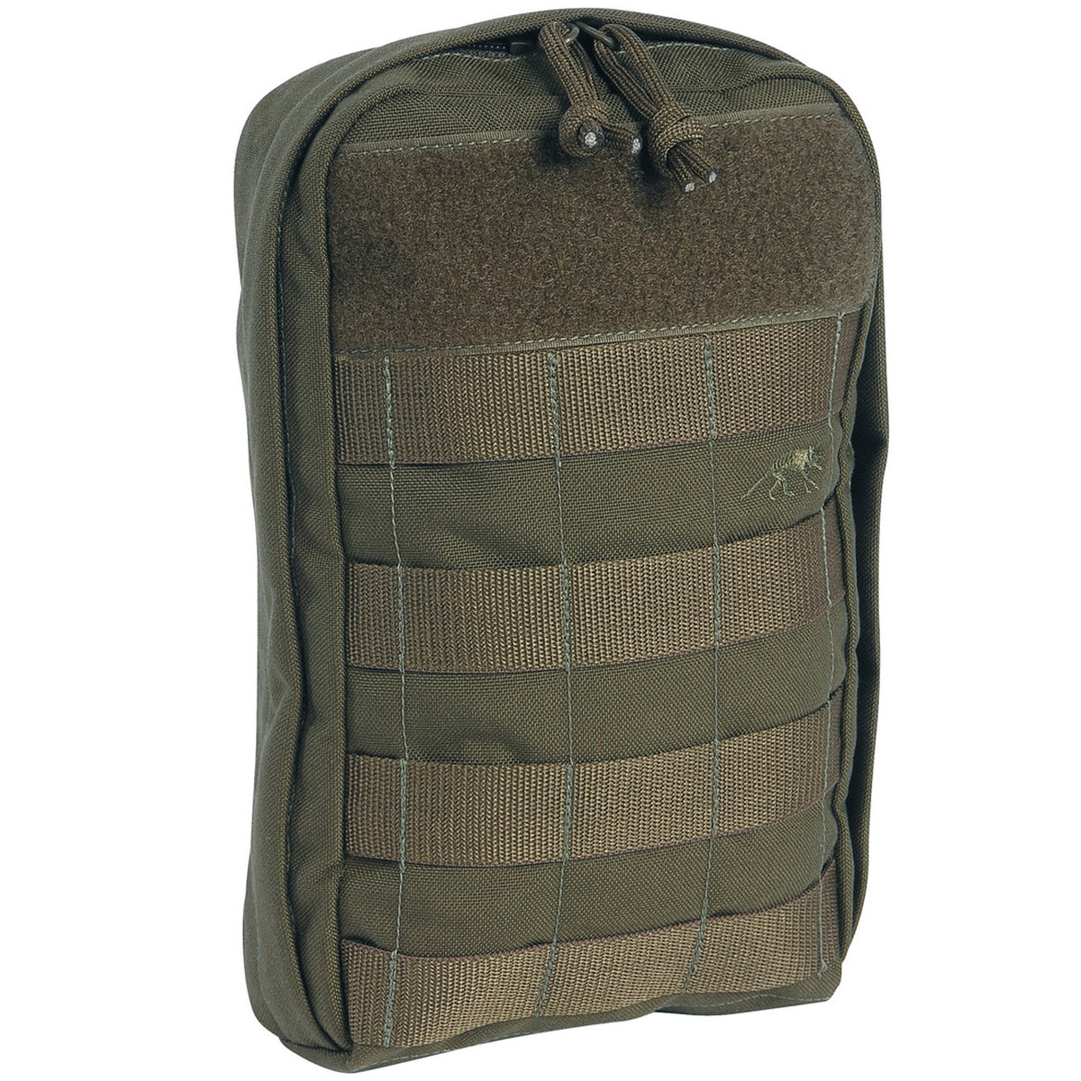 Take your tactical game to the next level with the Tasmanian Tiger Tactical Pouch 7! Ideal for adding extra gear, first aid supplies, communication devices and more - this universal accessory pouch is a must-have. Outfit yourself with confidence. www.moralepatches.com.au olive front view