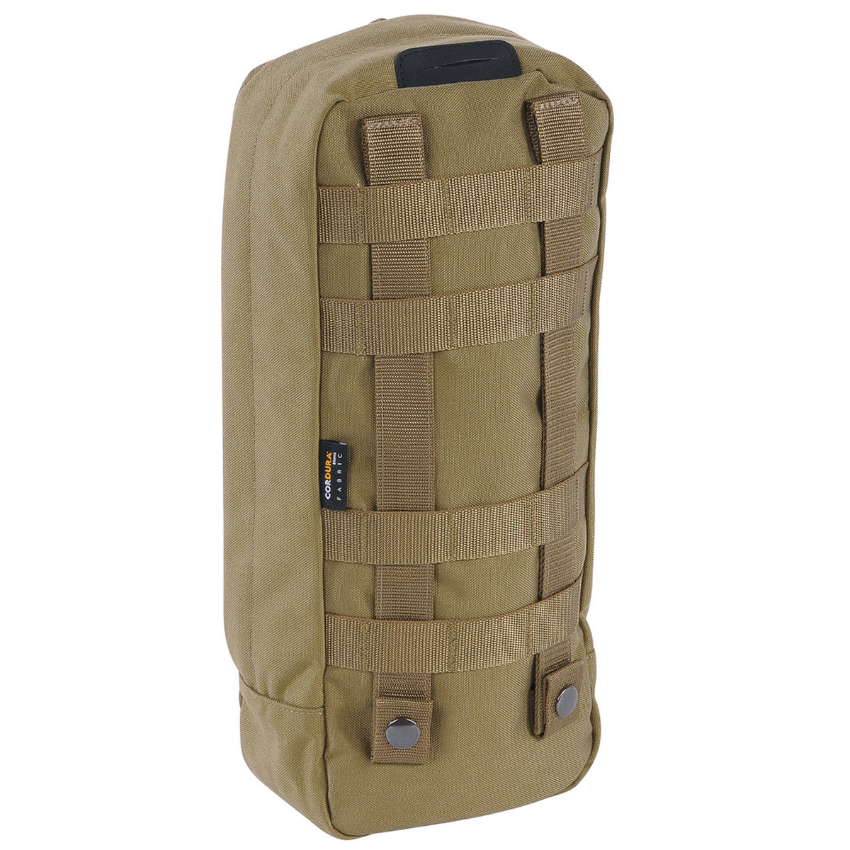Load up extra gear with this spacious side pouch - designed to fit many popular backpacks! It's the perfect way to stay organized and make the most of your gear. Keep all the essentials within reach and on the go. www.moralepatches.com.au rear view