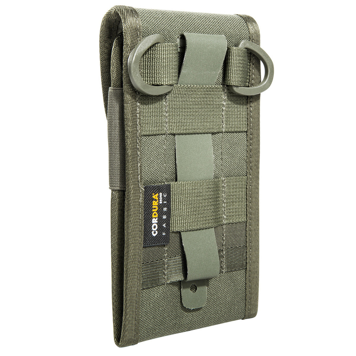 Durable protection for your smartphone with padded reinforcement and four choice sizes. Our tactical phone cover features a MOLLE system for secure carrying - get ready for the ultimate phone protection! www.moralepatches.com.au  back view XL and 2XL