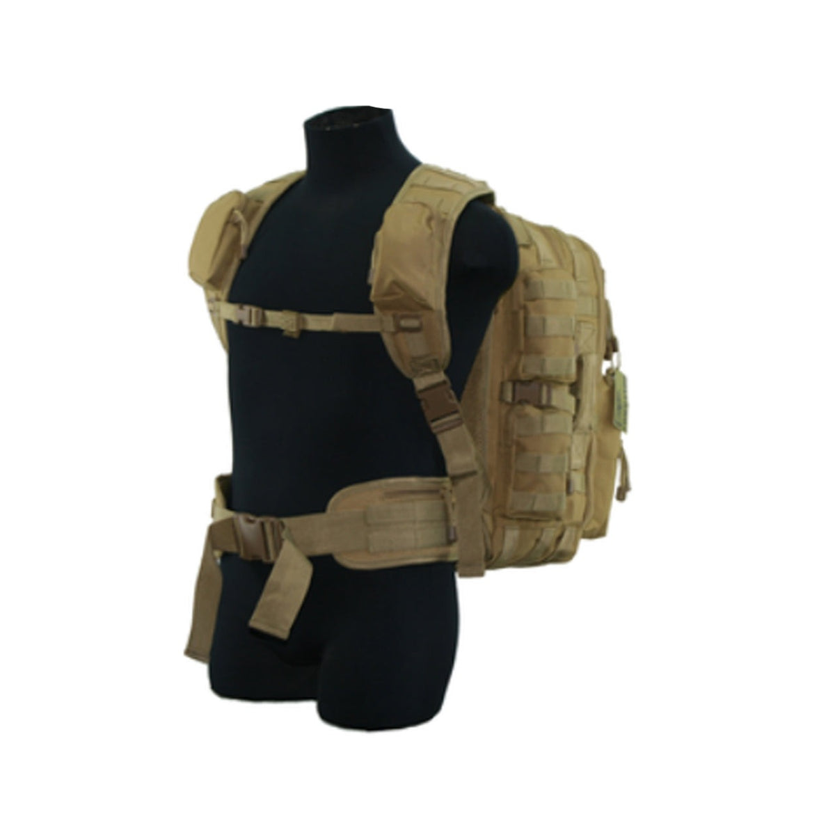 This pack is the ultimate solution for your mission needs! Its main compartment, with a 16.2L capacity, features a hydration pouch and an organizer with multiple pockets. Plus, the secondary 10L compartment comes equipped with a large mesh pocket and internal MOLLE webbing for even more storage. www.moralepatches.com.au