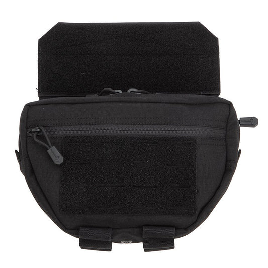 This WAB Pouch gives the operator ease of access to essential equipment. The velcro sandwich system is adjustable and suited to both plate carrier's and chest plates with the removable extension piece. www.moralepatches.com.au